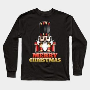 Nutcracker Merry Christmas Long Sleeve T-Shirt